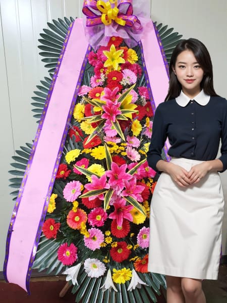 웨딩여율리 3단화환 기본형